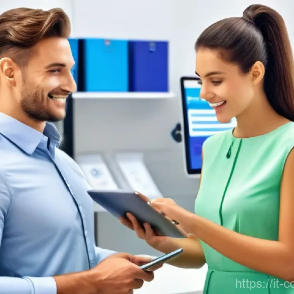 소비자중심 경영 사례와 지속 가능성 전략 연구와 분석 - **Prompt: Customer-Centric Tech Support in a Modern Italian Setting**
    Create an image featuring ...