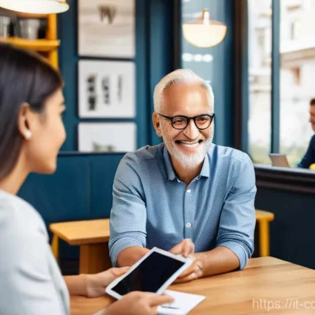소비자중심 경영으로 성공한 기업 사례 - **Prompt: Customer-Centric Listening Session**
    A bright, inviting image of a modern, stylish co-...