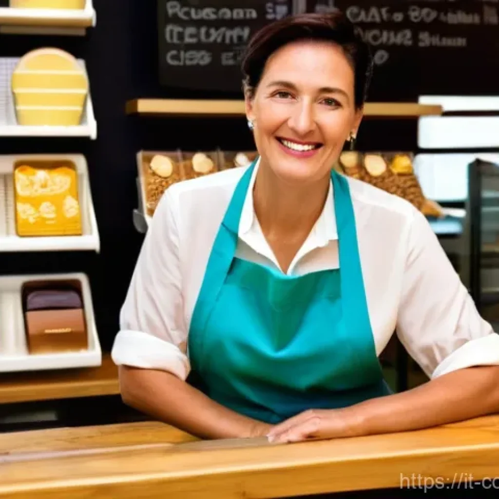 소비자 행동 데이터를 활용한 비즈니스 혁신 사례 연구와 분석 - **Prompt:** A warm, inviting scene inside a charming, artisanal Italian gelato shop (gelateria). The...