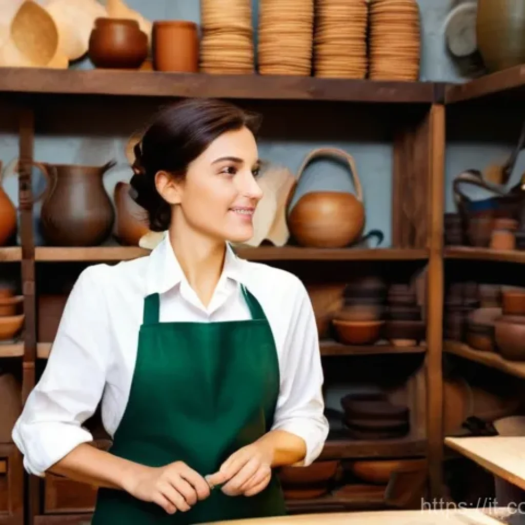 소비자중심 경영의 주요 성공 요인과 사례 연구와 분석 - **Prompt:** "A warmly lit, inviting Italian artisan workshop, perhaps a leather goods or ceramic stu...