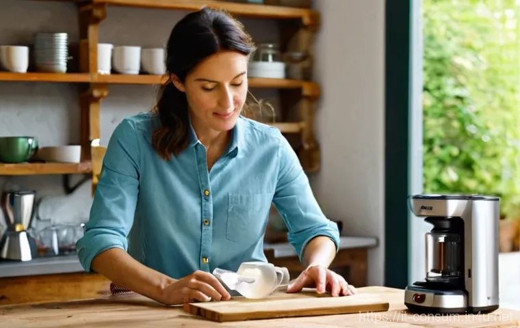 소비자 보호 관련 주요 연구 논문 리뷰 - **Prompt:** A thoughtful young Italian man, in his early 30s, wearing a smart casual shirt, is looki...
