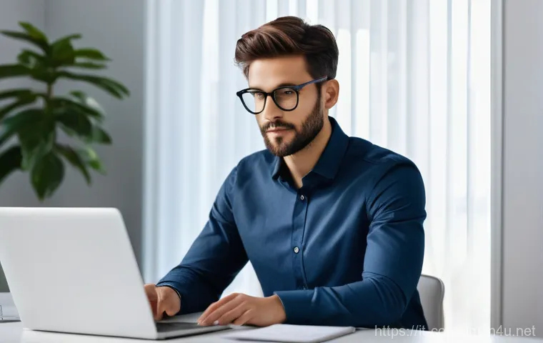 소비자전문기술사 실무 경험 공유 - **Prompt:** A young, diverse professional, appearing to be in their late 20s or early 30s, dressed i...