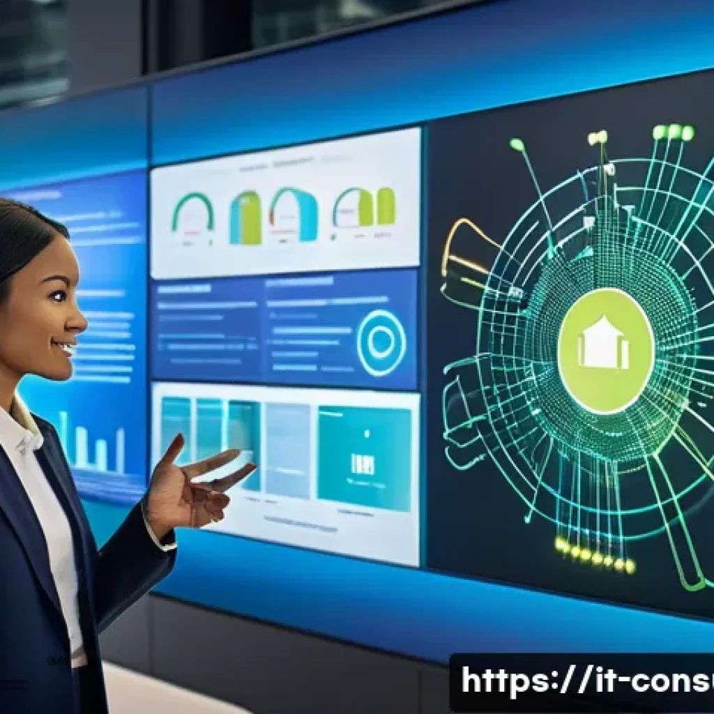 소비자 행동 데이터를 활용한 비즈니스 모델 혁신 - **Prompt 1: Decoding Consumer Journeys through Advanced Data Visualization**
    "A vibrant, high-te...