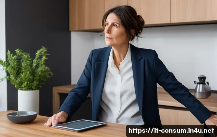 소비자전문기술사의 주요 역할과 책임 - **Prompt 1: "The Overwhelmed Consumer and the Guiding Expert"**
    A wide shot depicting an exasper...