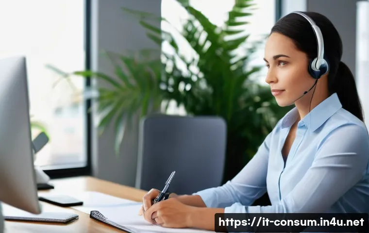 소비자 불만 처리 우수 사례 분석 - **Prompt 1: Empathetic Listening**
    "A female customer service representative, mid-30s, dressed i...