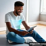 소비자 행동 데이터를 활용한 혁신적 디지털 서비스 사례 - **Prompt 1: The Personalized Digital Assistant**
    "A young adult, dressed in casual yet stylish c...