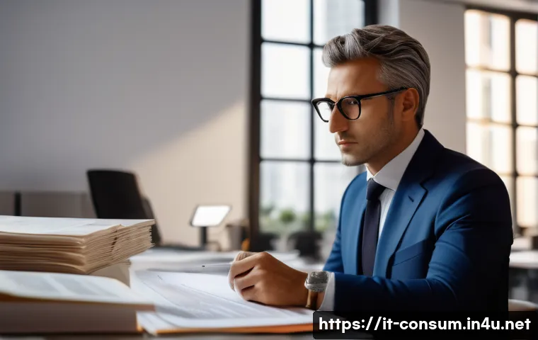 소비자 보호 관련 자격증 비교 - A professional Italian consumer protection expert in a modern office setting, wearing business casua...