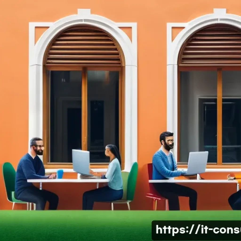 소비자 보호법과 관련된 최신 연구 보고서 - A modern Italian e-commerce setting showcasing a diverse group of adult consumers browsing and shopp...