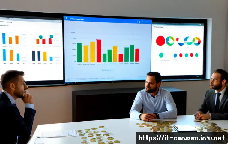 Home 17 소비자 행동 데이터를 활용한 전략적 결정 - Photorealistic Italian retail strategy meeting in a bright Milan office, diverse business team study...